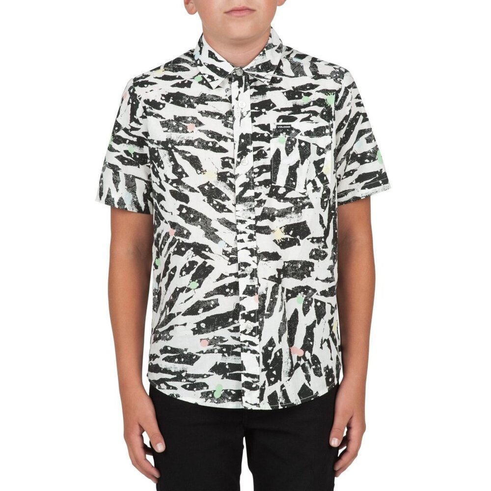 Volcom Chopped Riffs Short Sleeve Button Down Shirt NEW WITH TAGS